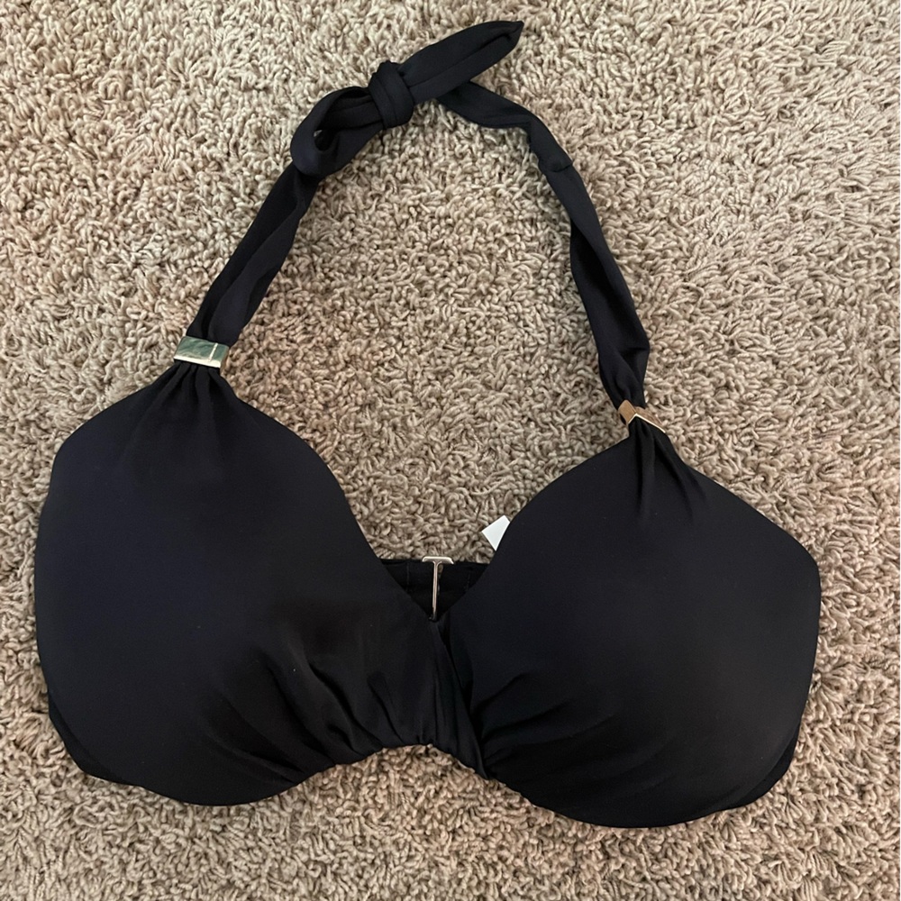 Victoria’s Secret black halter bikini